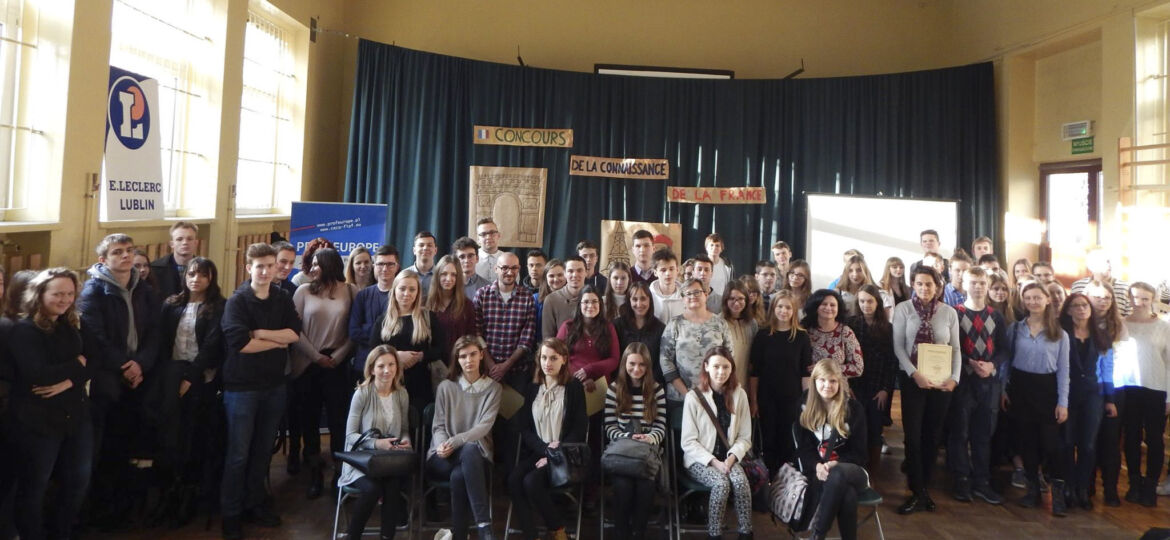 Konkurs wiedzy o Francji część licealna